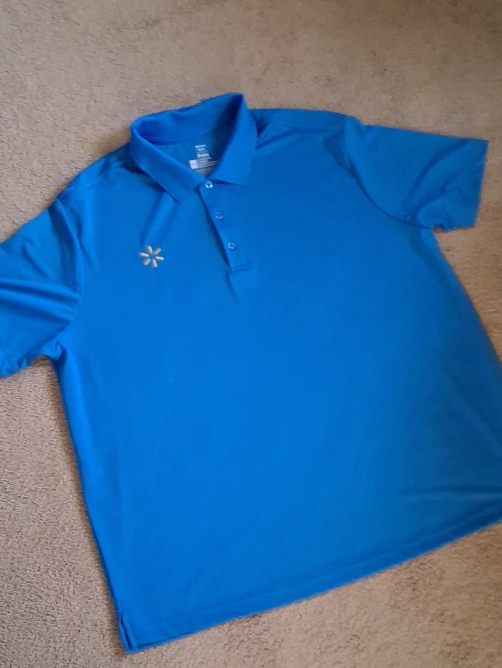 Men's Polo Shirt in Bright Teal Color 2XL